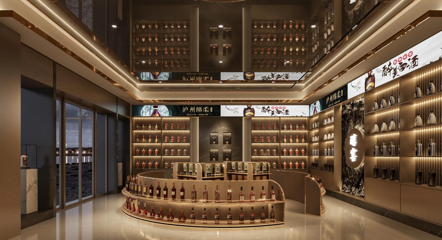 选九揽烟酒柜,开店装修省心又出效果